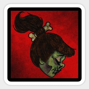 Shrunken Head Sticker